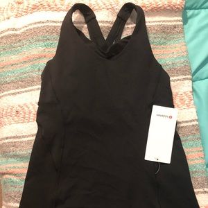 Lululemon black workout tank-NWT